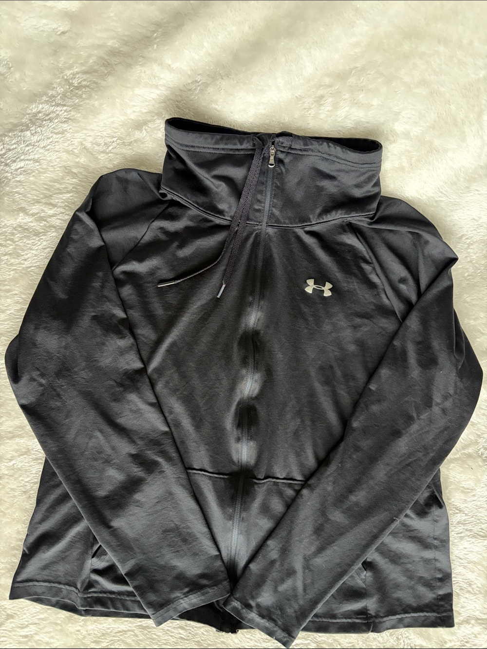 Under Armour HeatGear Full Zip Athletic Jacket | Women’s XL | Black